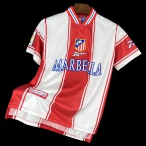 Atlético Madrid Maillot Domicile Rétro 1990/2000