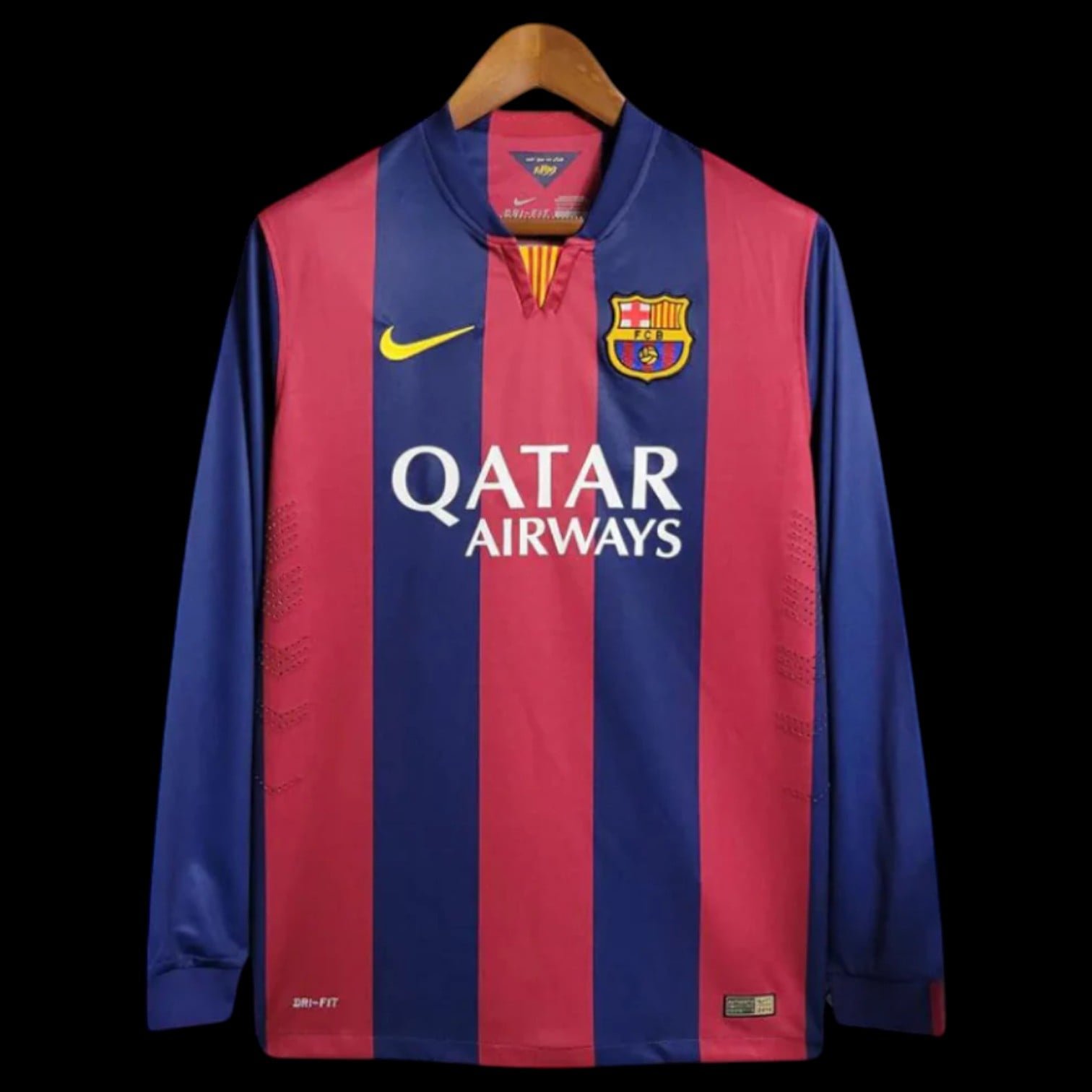 Barcelone Maillot Manches Longues Rétro 14/15